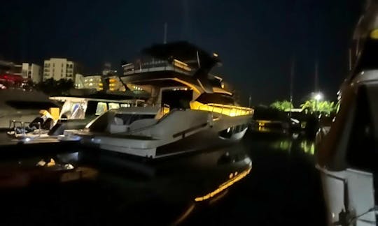 Baltra 70 ft luxury yach with KARAOKE & INDOOR BAR