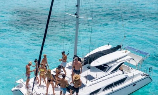 PRIVATE CATAMARAN ⛵️ STARTING ON ISLA MUJERES 🏝️