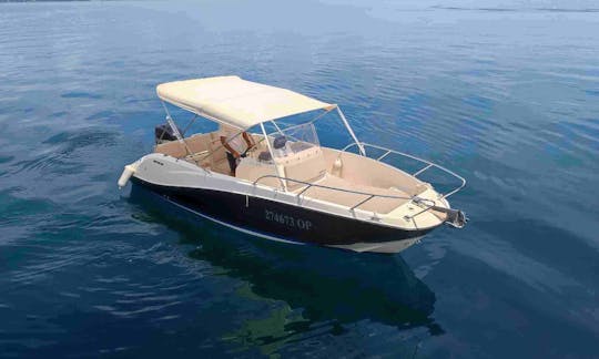 Quicksilver Open 675 Center Console for 8 people in Opatija