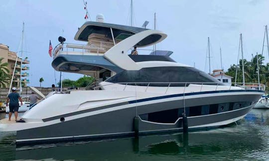 Baltra 70 ft luxury yach with karaoke and bar for rent in Puerto Vallarta and Nuevo Vallarta