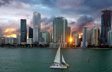 60' Large Party Catamaran • Best Price • Free BBQ • BYOB in Miami Beach, Florida