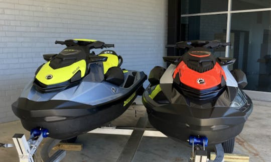 Diversão de jet ski em Mountain Island Lake ao sol!! 2024 Sea Doo!!!!!