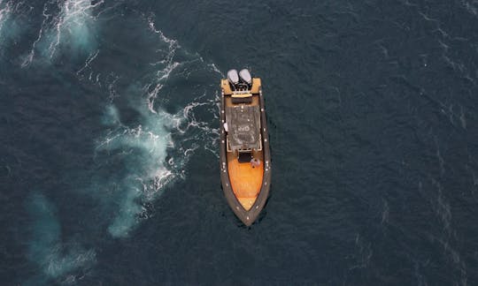 Drone View of Boat