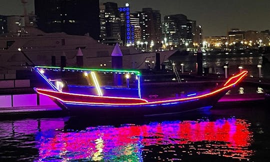 Traditional Boat Tour in Al Seef Bur Dubai