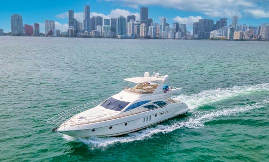 65!! Azimut Flybridge🚢 | Wherever you Look you will see the Best of Miami⚓