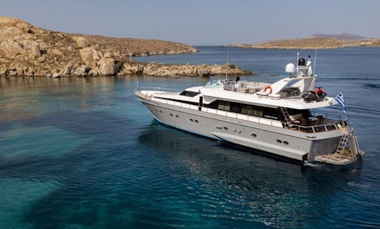 Weekly and Daily Cruises from Mykonos and Cyclades on 27m Akhir Luxury Mega Yacht!