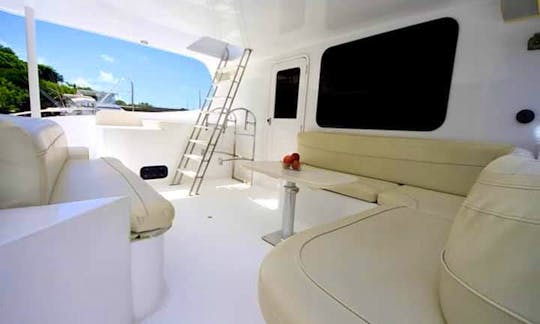 Visit Saona Island in this 50' Power Catamaran