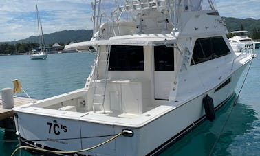 47ft Siete Seas Motor Yacht Rental in Montego Bay, Jamaica!!