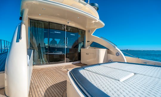 68' Gianetti Power Mega Yacht!!⚡unique style and design in Miami, Florida🌅