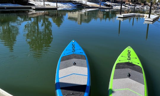 (2)10ft Pelican sit in Kayaks (2)Paddleboards (2)Small kayaks for rent TahoeKeys