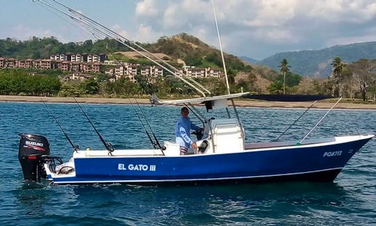 Fishing or Cruising in Flamingo Beach, Costa Rica with 26’ Custom-Built Center Console!