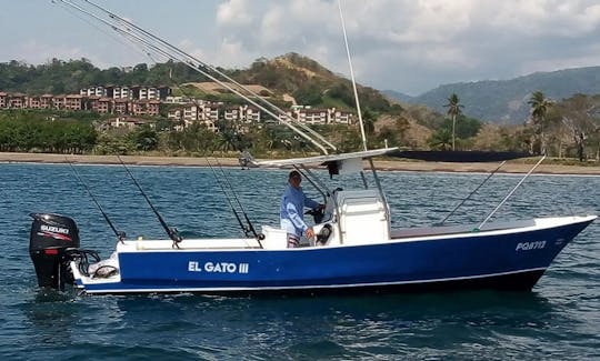 Fishing or Cruising in Flamingo Beach, Costa Rica with 26’ Custom-Built Center Console!