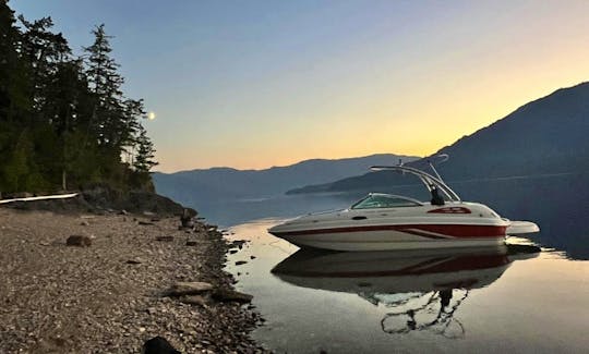 Shuswap Lake is huge. Numerous marine access only camping sites.