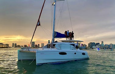 Luxury Catamaran located in Downtown Miami