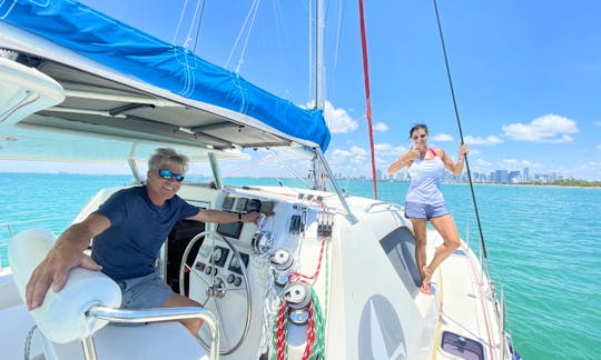 Luxury Catamaran located in Downtown Miami