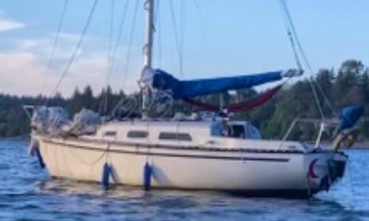 1977 hunter Cherubini 27 Sailboat for Charter in Olympia