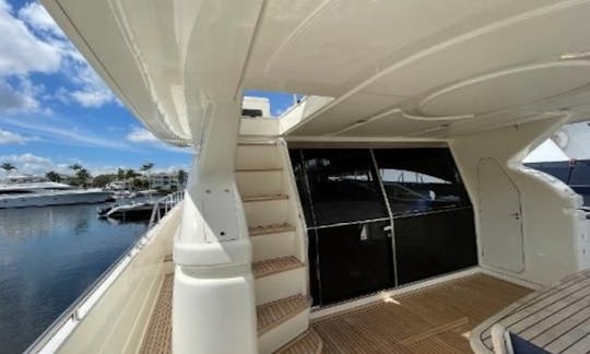 Beautiful 74' Luxury Yacht Rental Spacious Platform