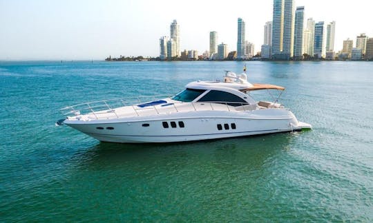 62ft Searay Sundancer Motor Yacht rental in Cartagena de Indias, Bolívar