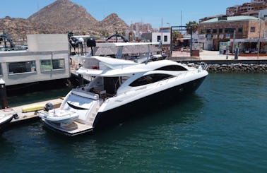 75ft Sun Seeker Manhattan Super Yacht Charter in Cabo San Lucas,  Baja California Sur!