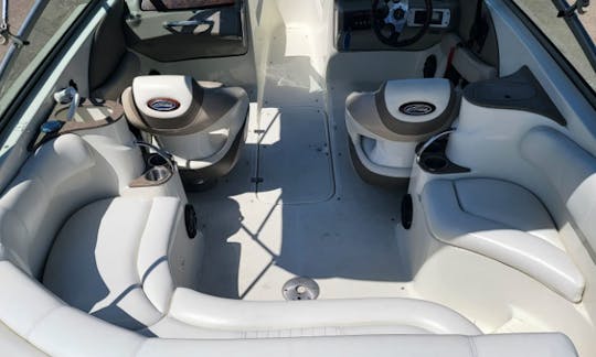 24ft Caravelle with toys and awesome stereo. Have a BLAST on the Lake!!