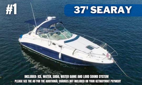 🌊37ft Sea Ray!! experience and sensation throughout Miami🔱