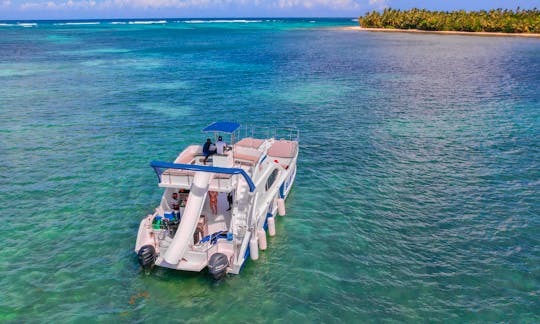 😍SPICE RENTS HER CATAMARANS FOR SHARES PARTY BOATS🛥️💃🏾💕🎉🎶🛥🔥Enjoy A Dominican-style Party Boat in Punta Cana, Dominican Republic