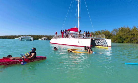 The Catamaran Party Boat w/ Captain and Crew up to 42 people max capacity!