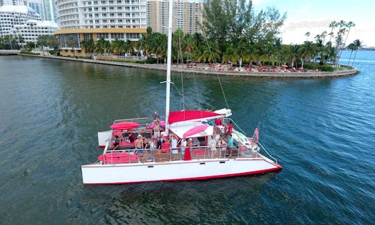 Catamaran Party Boat 50' (42-Person Max) Includes: Captain and Crew