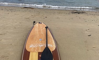 Prancha de stand up paddle de madeira 10” 8