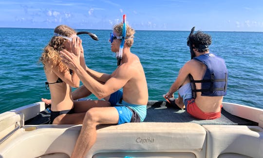 Boat, Tubing &  Snorkel day in Boca Raton, Florida