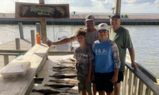 Fishing Trip in Kemah, Texas Aboard 24’ Mako Bay Boat