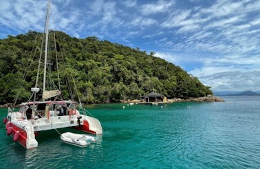 Incredible Adventures aboard 34' Sailing Catamaran in Ilha Grande, Brazil!