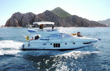 55ft Azimut Motor Yacht Rental in California Sur, Mexico