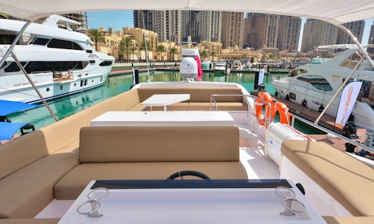 The Majesty 48' Motor Yacht Rental in Dubai, United Arab Emirates