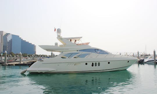 The Azimut 55' Motor Yacht Rental in Dubai, United Arab Emirates