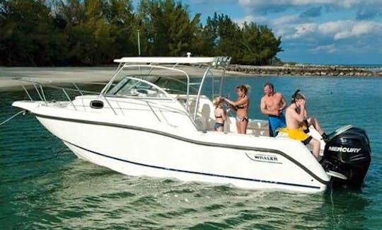 33ft Boston Whaler Conquest ( fishing, snorkeling, beach ) in Nassau, New Providence