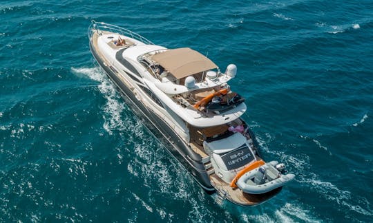 Luxury M/Y 4 cabins in Croatia- Sunseeker 84 Manhattan