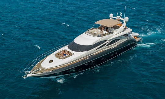 Luxury M/Y 4 cabins in Croatia- Sunseeker 84 Manhattan