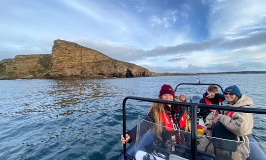 Humber Destroyer RIB en alquiler en la costa norte de Escocia