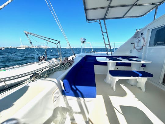 48ft Sailing Catamaran – Day Charter in Miami with Captain