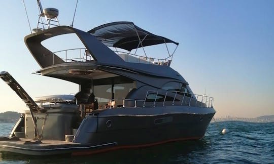 60ft Motor Yacht Charter for 12 people B17 in  İstanbul, Turkey