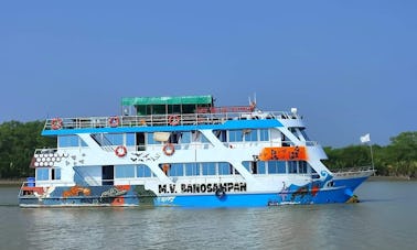 Excursion au MV Banoshampan Sundarban, 40 personnes avec climatisation de luxe