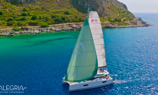 Boutique S/Cat ready for Private charters from Kalamata and sail around Mythical Peloponnese