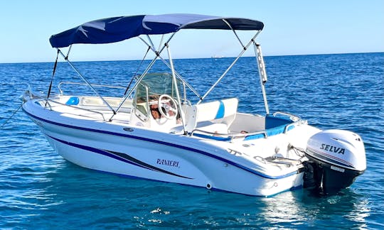 Location de bateaux Ranieri 500 sans permis à louer à Benalmádena, Espagne