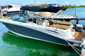Sea Ray SLX 270 Deck Boat for 8 ppl including floating mat in Cancún, Quintana Roo