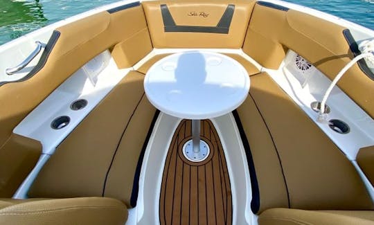 Sea Ray SLX 270 Deck Boat for 8 ppl including floating mat in Cancún, Quintana Roo