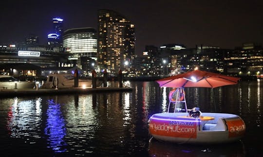 Aqua Donut BBQ Boat for 10 People in Docklands