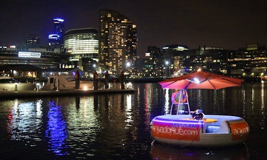 Aqua Donut BBQ Boat for 10 People in Docklands