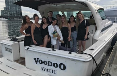 “Voodoo” 40ft Riviera Cruiser Motor Yacht Rental in Docklands, Victoria