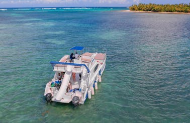 🎊🎈🛥🔥VIP LUXURY CATAMARAN FOR FAMILY TRIP in Punta Cana🛥️🎉🎶🍻RENTED BY THE OWNER.